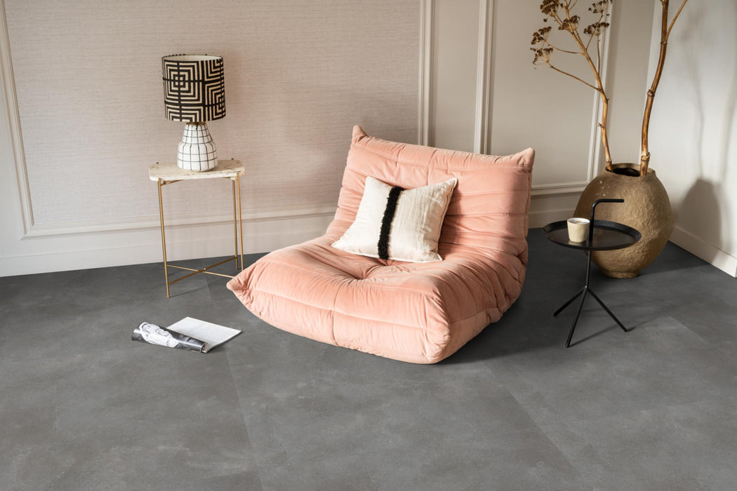 Ambiant Piazzo XL Dark grey | Tegel 90 x 90 Plak PVC dryback
