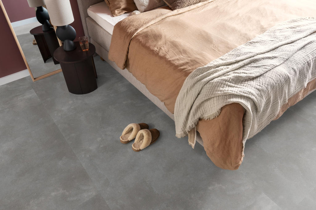 Ambiant Piazzo XL Dark grey | Tegel 90 x 90 Plak PVC dryback