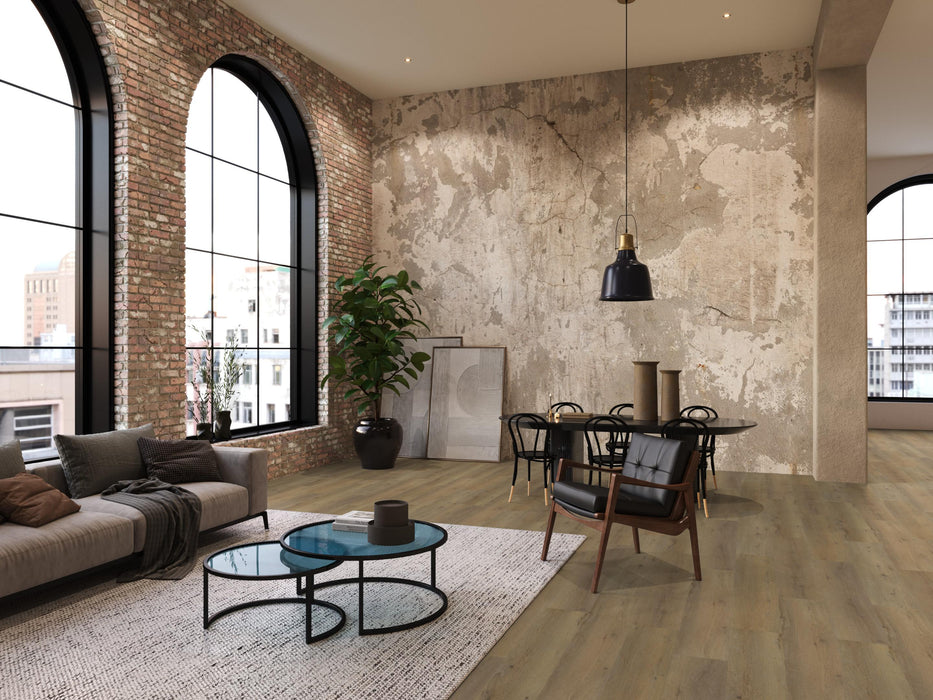 FloorLife Leyton Dark oak - Dryback Plak PVC