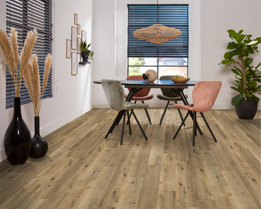 Ambiant Essenzo Dark oak | Dryback Lijm PVC