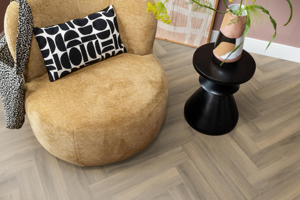 Ambiant Spigato Avanto Light Brown | Visgraat Lijm PVC