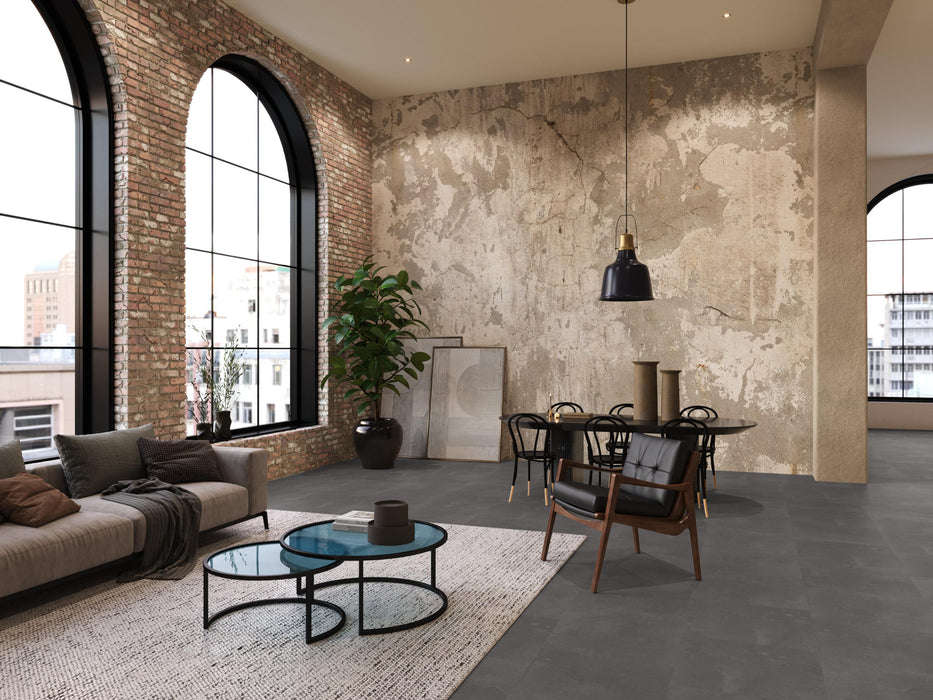 FloorLife Victoria Anthracite - Tegel 60 x 60 Click PVC