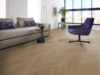 VT Wonen Herringbone dryback sun kissed | Visgraat Plak PVC