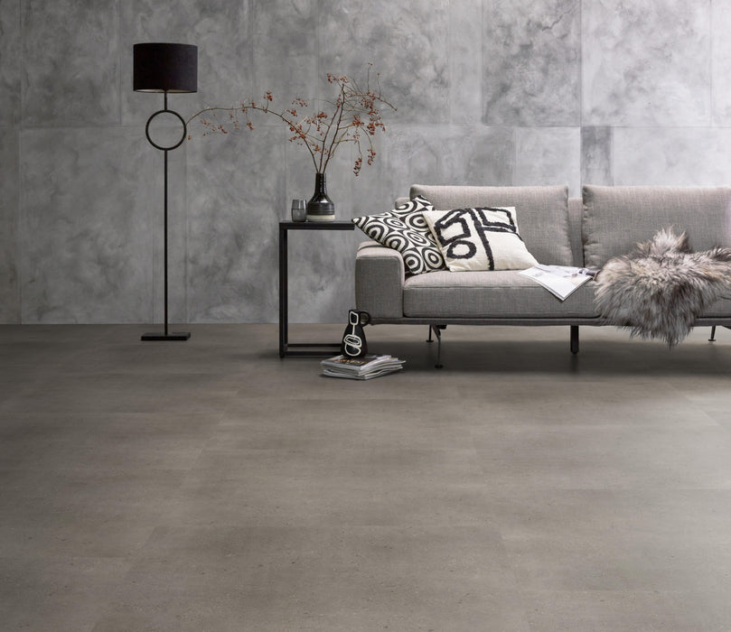 VT Wonen Composite XL Warm Grey | Tegel 90 x 90 Klik PVC