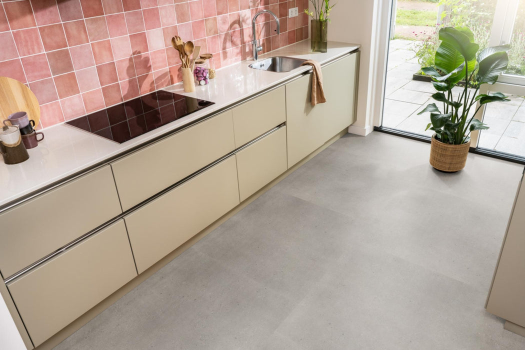 VT Wonen Composite XL Warm Grey | Tegel 90 x 90 Klik PVC