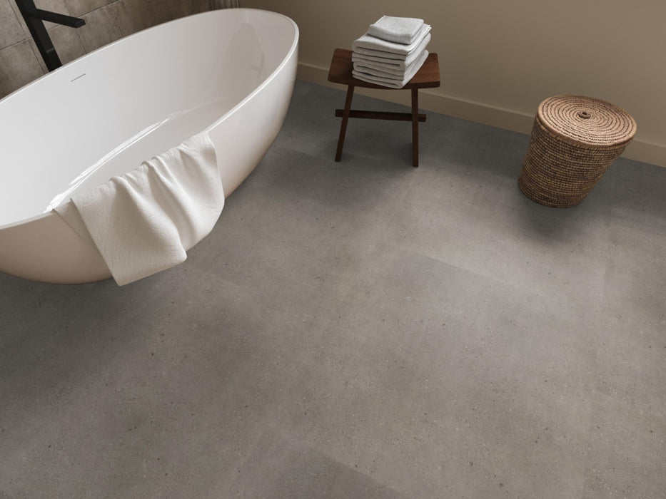 VT Wonen Composite XL Warm Grey | Tegel 90 x 90 Klik PVC