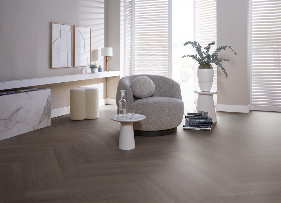 VT Wonen Herringbone Charcoal | Visgraat Plak PVC