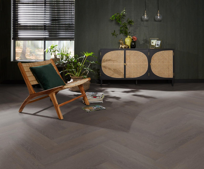 VT Wonen Herringbone Charcoal | Visgraat Plak PVC