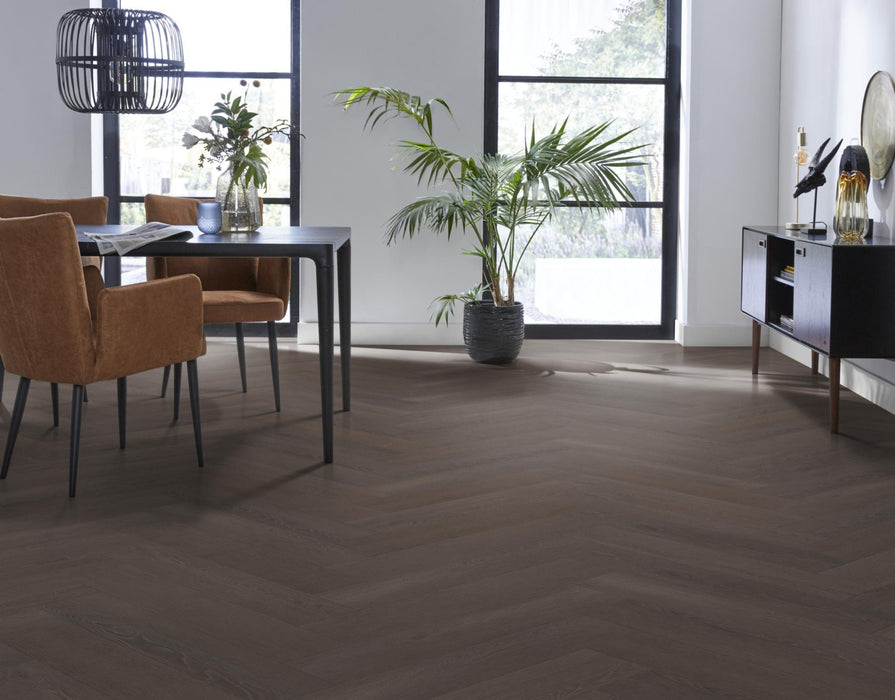VT Wonen Herringbone Charcoal | Visgraat Plak PVC