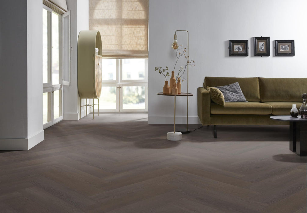 VT Wonen Herringbone Charcoal | Visgraat Plak PVC