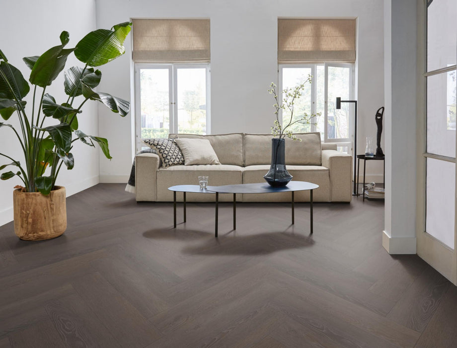 VT Wonen Herringbone Charcoal | Visgraat Plak PVC