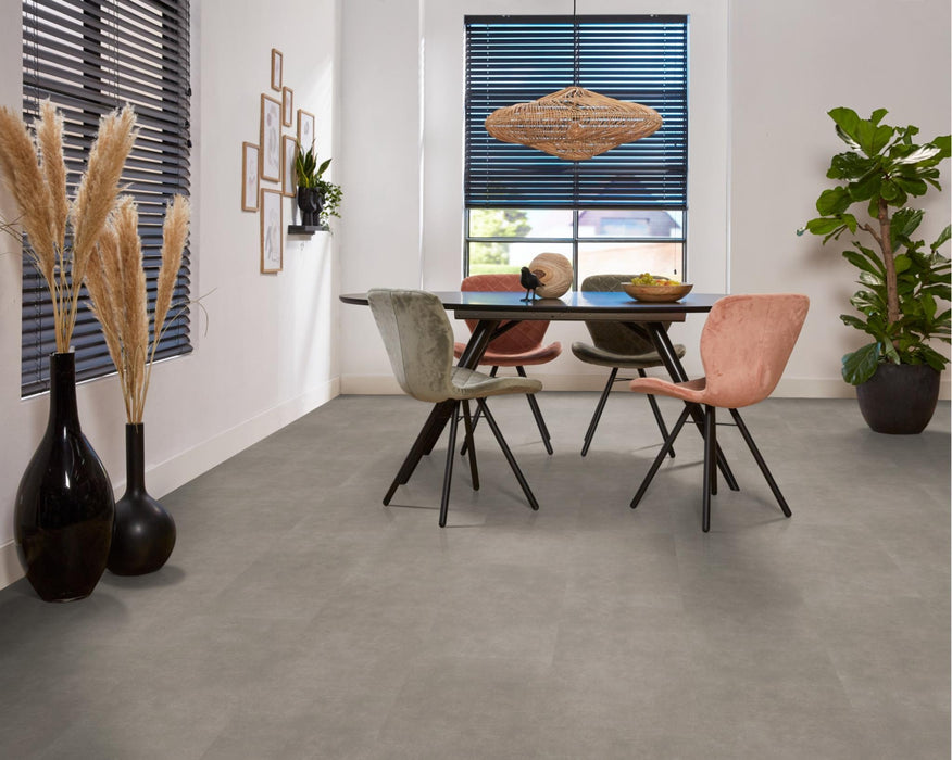 VT Wonen Basic XL dryback dark grey | Tegel 45 x 90 Klik PVC