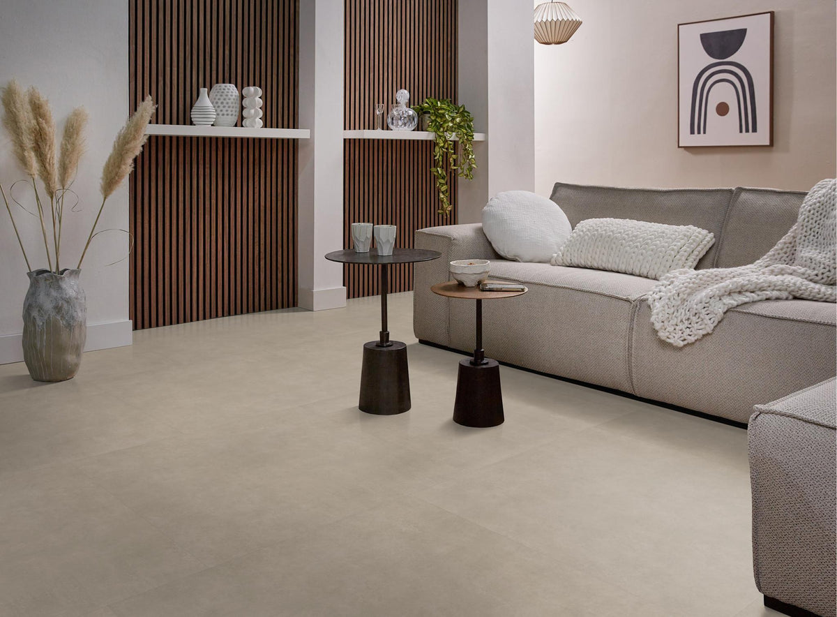 VT Wonen Basic Sand | Tegel 45 x 90 Klik PVC