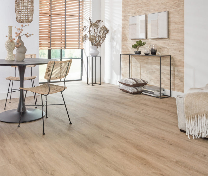 Staal van Floer Landhuis Grijze Eik - Click PVC