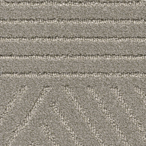 Ambiant Infinity Geometric vloerkleed op maat kleur Lichtgrijs 0165