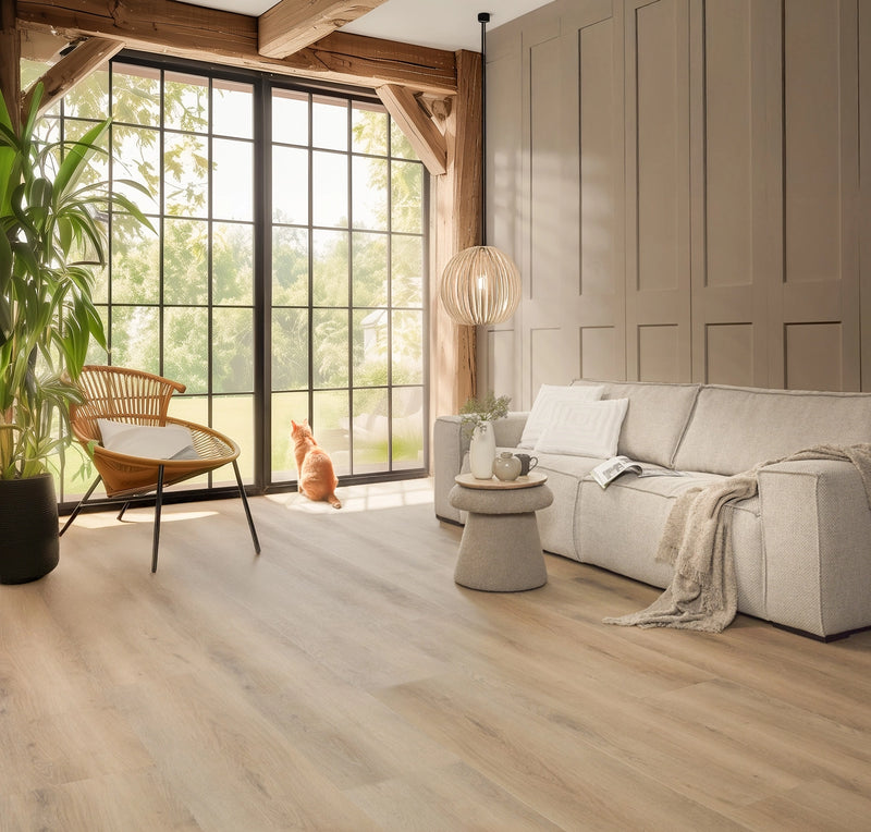 Staal van Floer Landhuis Landelijke Eik - Click PVC