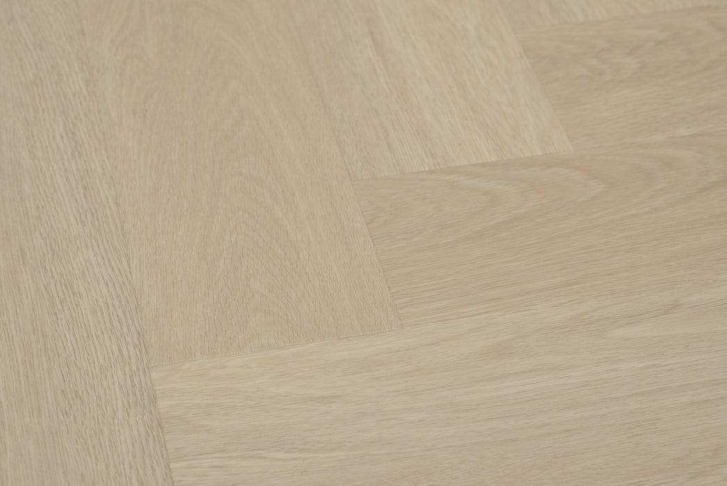 Floer Beige Eiken - Visgraat Click PVC