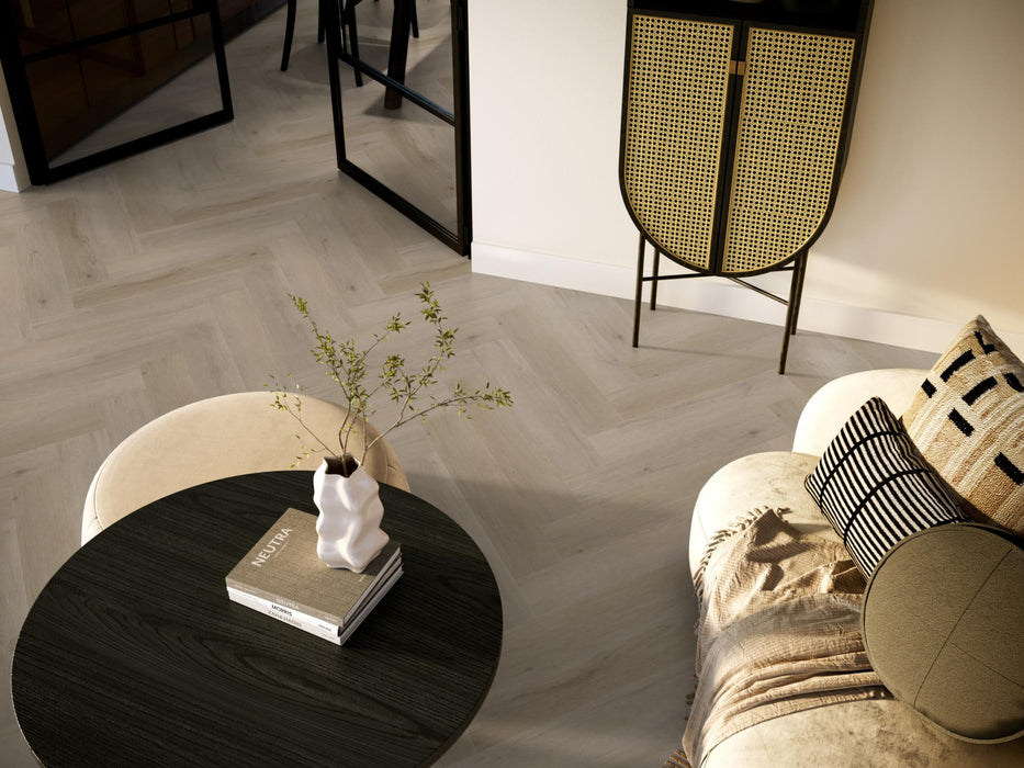 Ambiant Spigato Vivero Light oak | Visgraat Lijm PVC