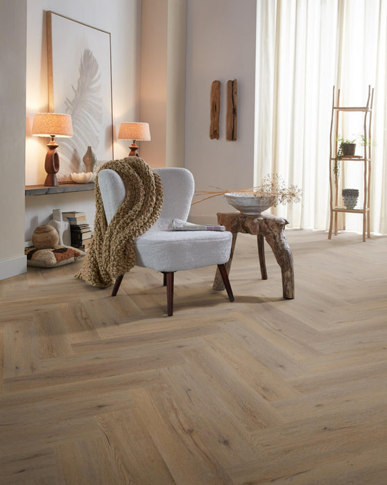 Ambiant Spigato Vivero Smoky | Visgraat Lijm PVC