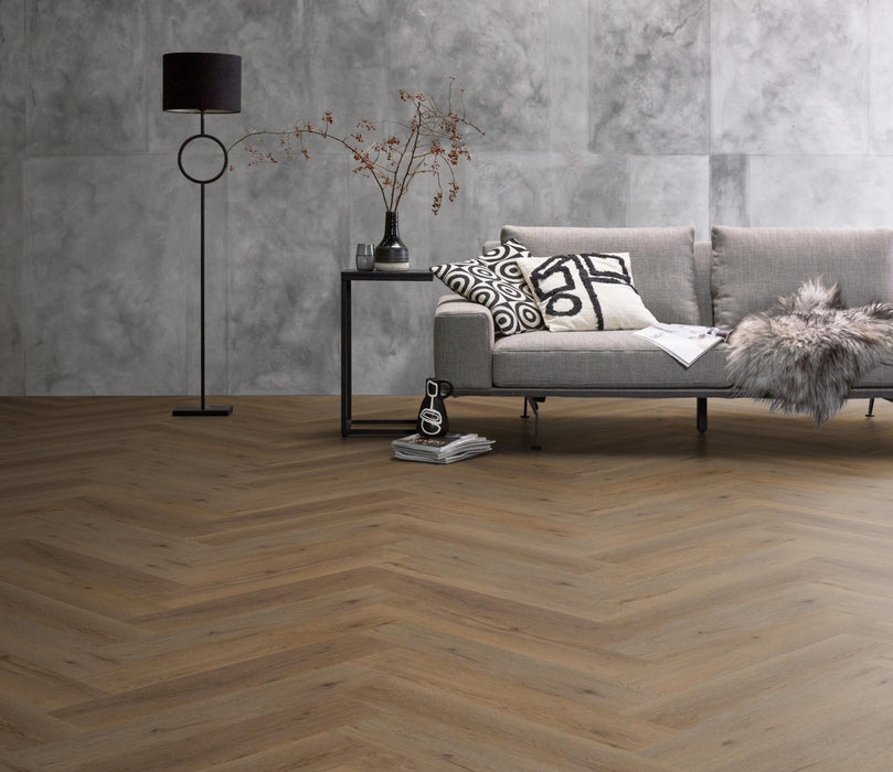 Ambiant Spigato Vivero Smoky | Visgraat Lijm PVC