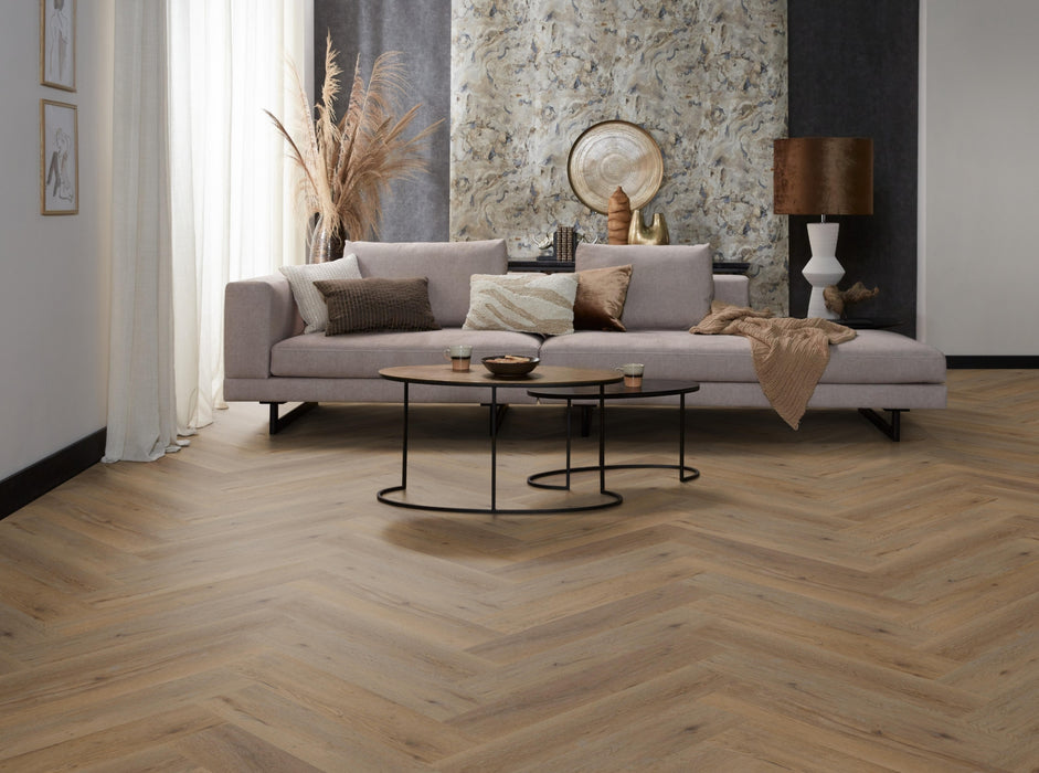 Ambiant Spigato Vivero Smoky | Visgraat Lijm PVC