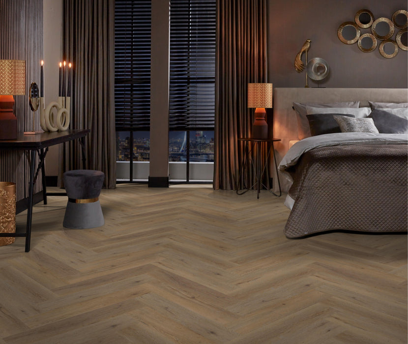 Ambiant Spigato Vivero Smoky | Visgraat Lijm PVC