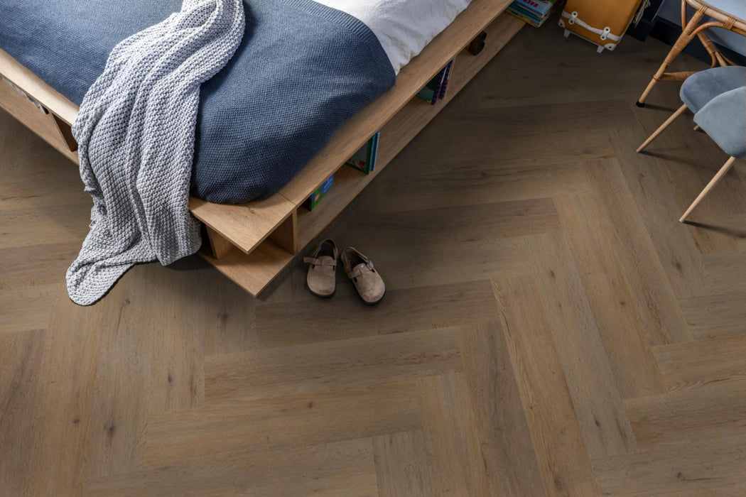 Ambiant Spigato Vivero Smoky | Visgraat Lijm PVC