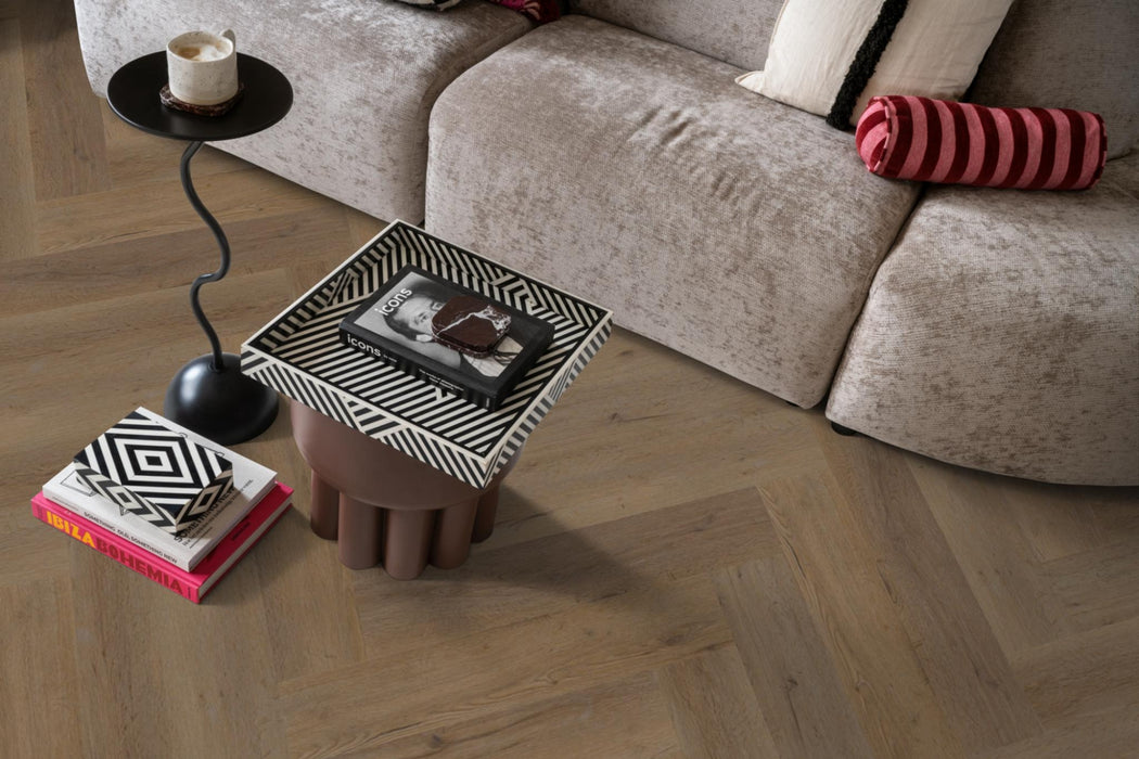 Ambiant Spigato Vivero Smoky | Visgraat Lijm PVC