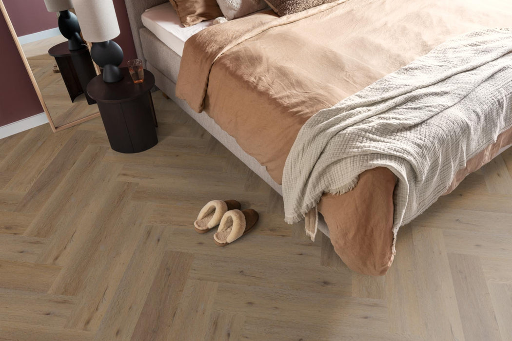 Ambiant Spigato Vivero Smoky | Visgraat Lijm PVC