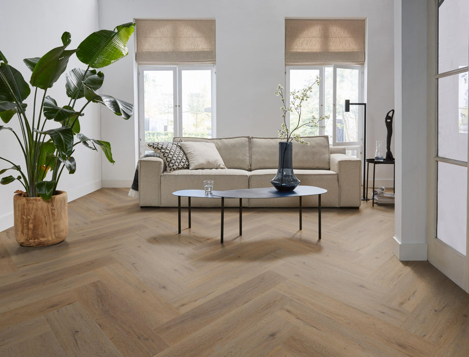 Ambiant Spigato Vivero Smoky | Visgraat Lijm PVC
