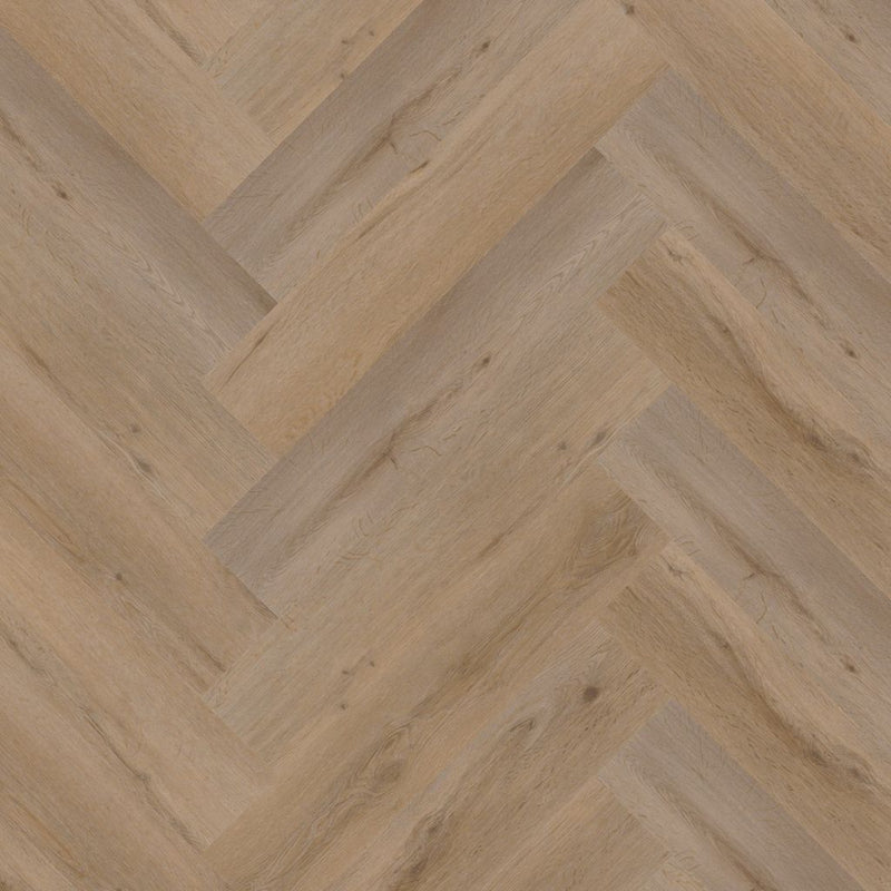 Staal van FloorLife YUP Leyton Natural oak - Visgraat Plak PVC