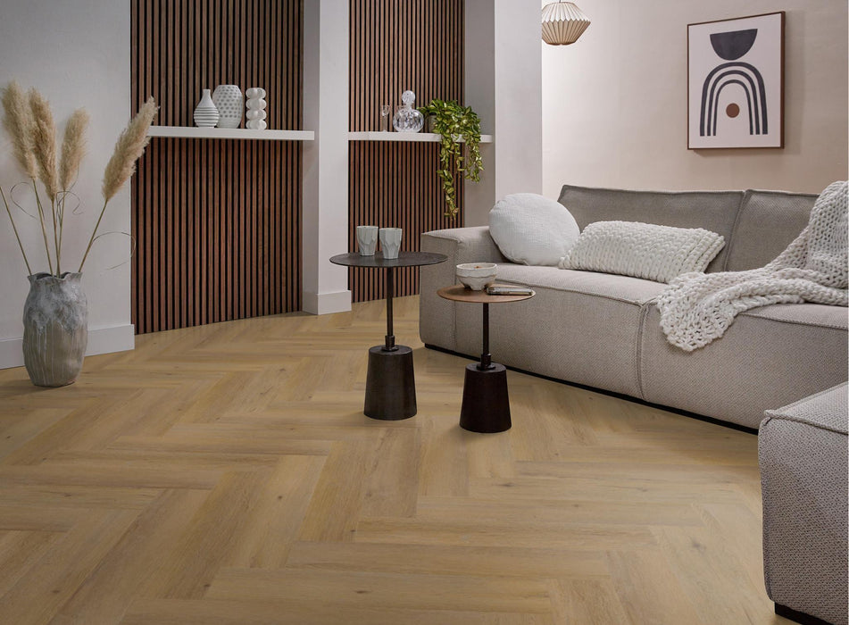 Ambiant Spigato Vivero Dark oak | Visgraat Lijm PVC