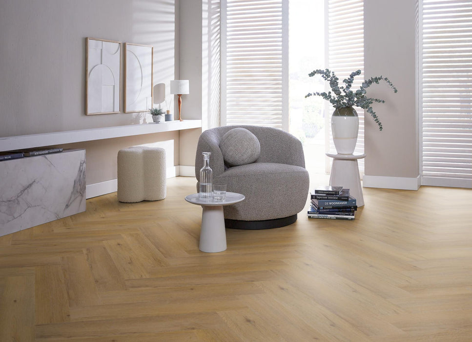 Ambiant Spigato Vivero Dark oak | Visgraat Lijm PVC