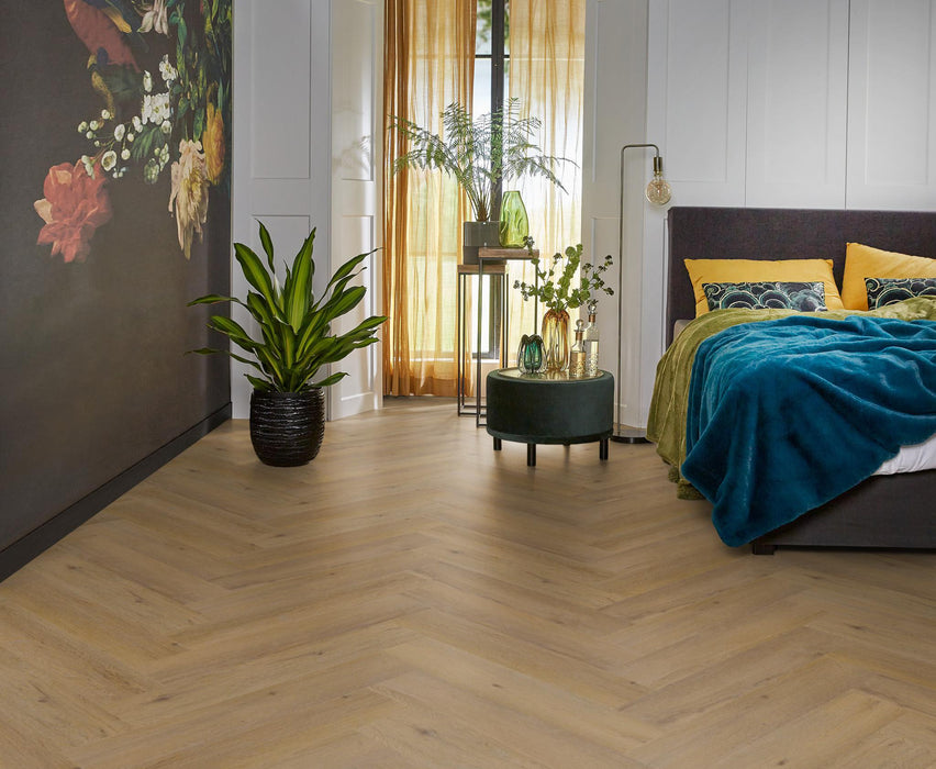 Ambiant Spigato Vivero Dark oak | Visgraat Lijm PVC