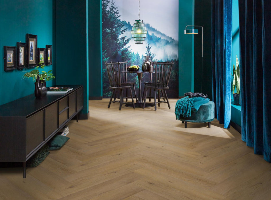 Ambiant Spigato Vivero Dark oak | Visgraat Lijm PVC