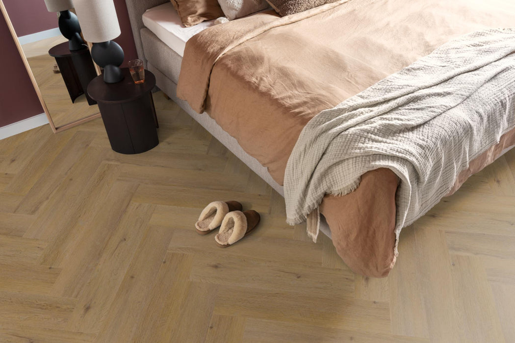 Ambiant Spigato Vivero Dark oak | Visgraat Lijm PVC