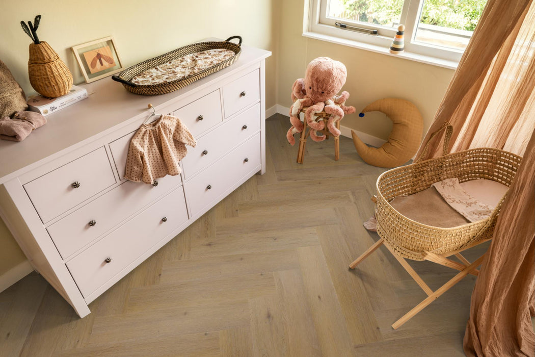 Ambiant Spigato Vivero Dark oak | Visgraat Lijm PVC