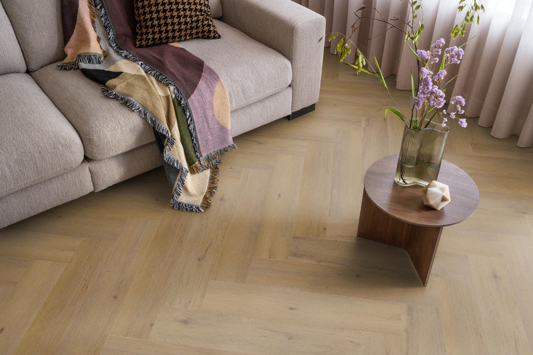 Ambiant Spigato Vivero Dark oak | Visgraat Lijm PVC