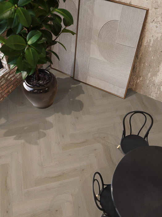 FloorLife YUP Leyton Light oak - Visgraat Click PVC
