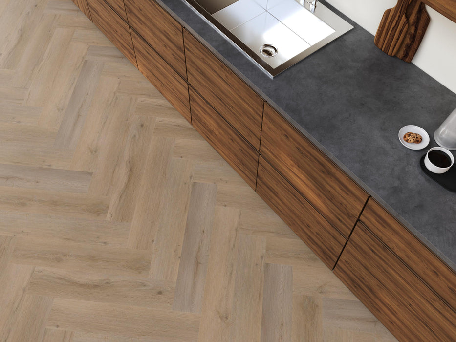 FloorLife YUP Leyton Smoky - Visgraat Click PVC