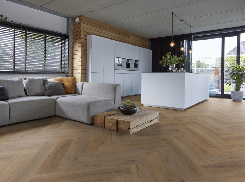 Ambiant Spigato Vivero Natural oak | Visgraat Lijm PVC