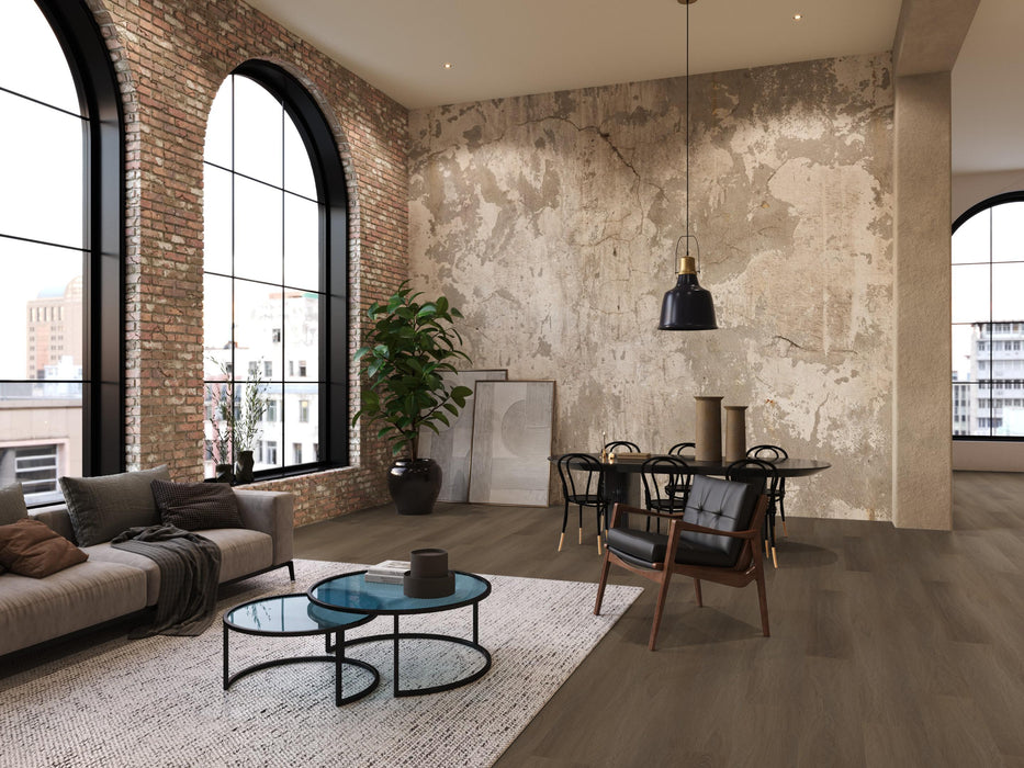 FloorLife Fulham Brown - Dryback Plak PVC