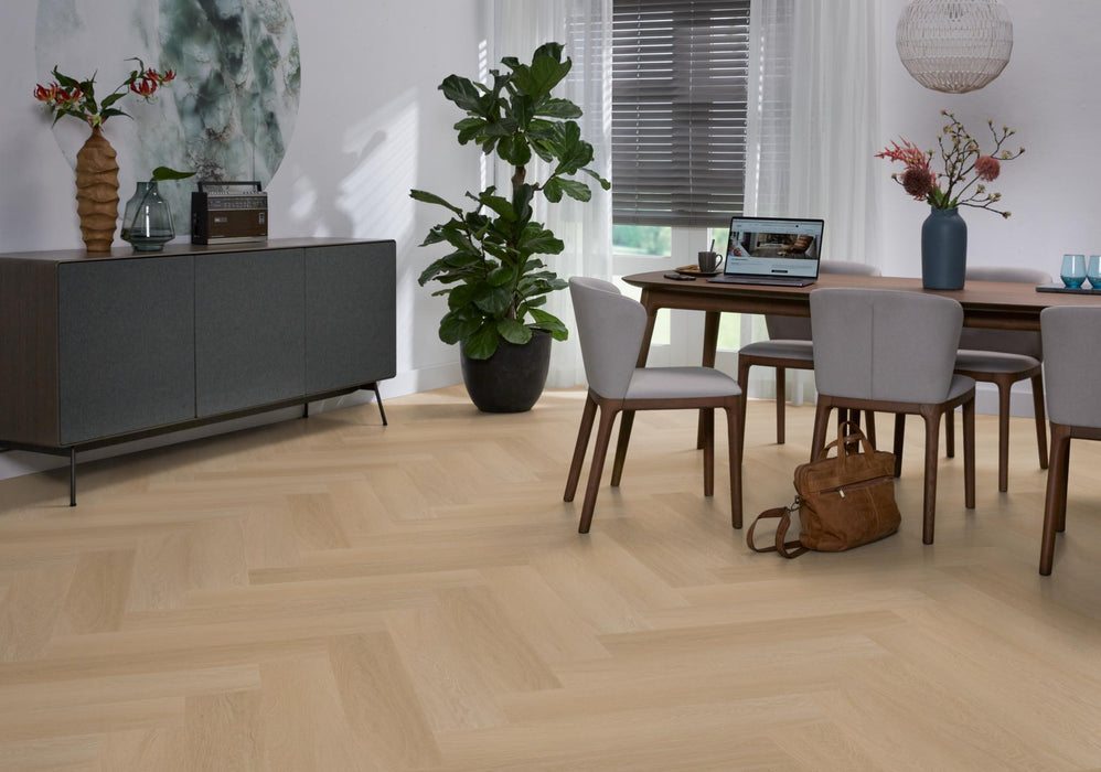 Ambiant Spigato Estino Natural oak | Visgraat Lijm PVC