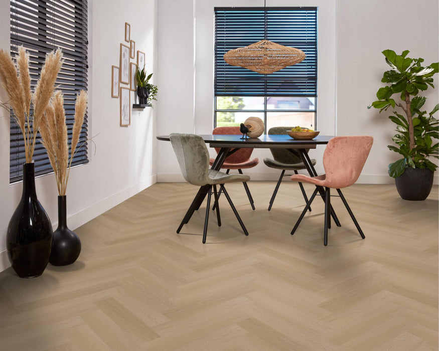 Ambiant Spigato Estino Natural oak | Visgraat Lijm PVC