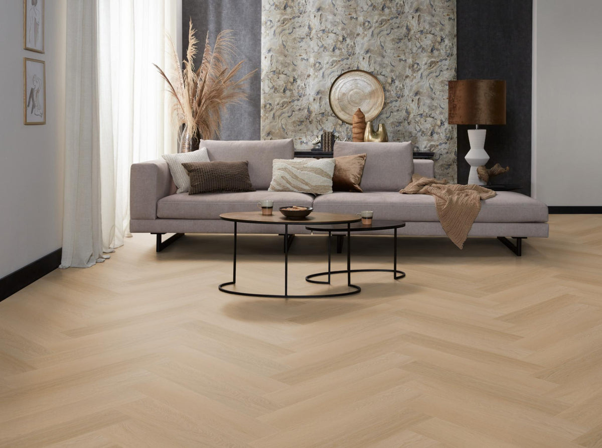 Ambiant Spigato Estino Natural oak | Visgraat Lijm PVC