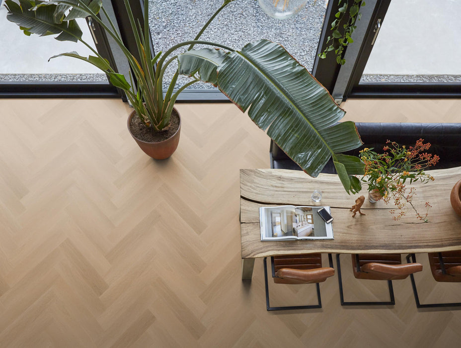 FloorLife YUP Fulham Dark oak - Visgraat Plak PVC