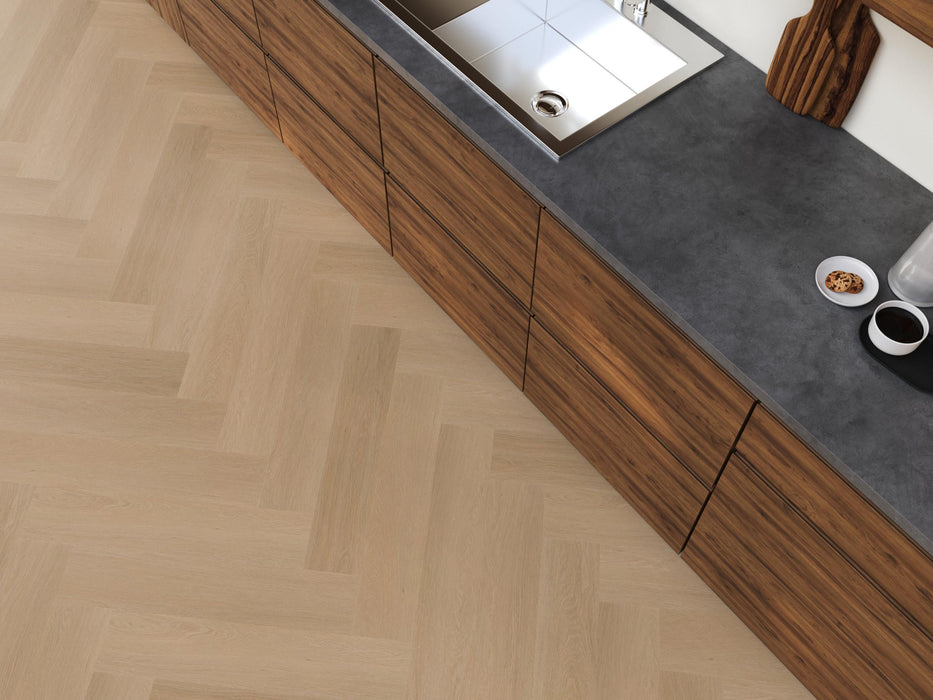 FloorLife YUP Fulham Dark oak - Visgraat Plak PVC