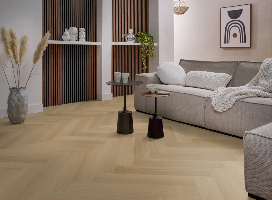 Ambiant Spigato Estino Warm oak | Visgraat Lijm PVC