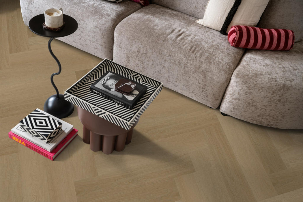 Ambiant Spigato Estino Warm oak | Visgraat Lijm PVC