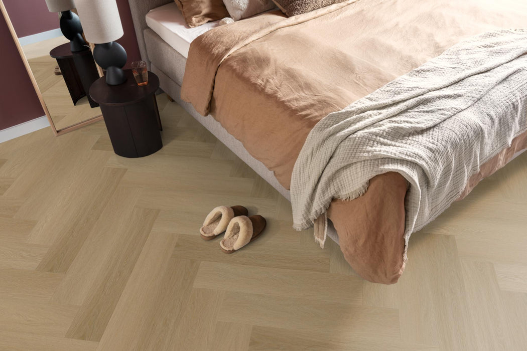 Ambiant Spigato Estino Warm oak | Visgraat Lijm PVC